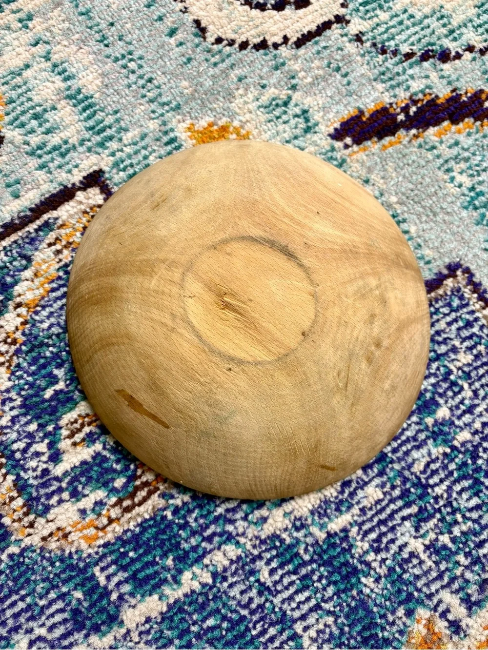 Handcrafted Rustic Wooden Bowl